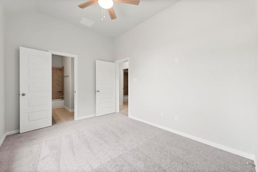 Representative unfurnished interior of a home built from the Cambria by Alta Homes in East Gate Villas, Willis (Image 14).