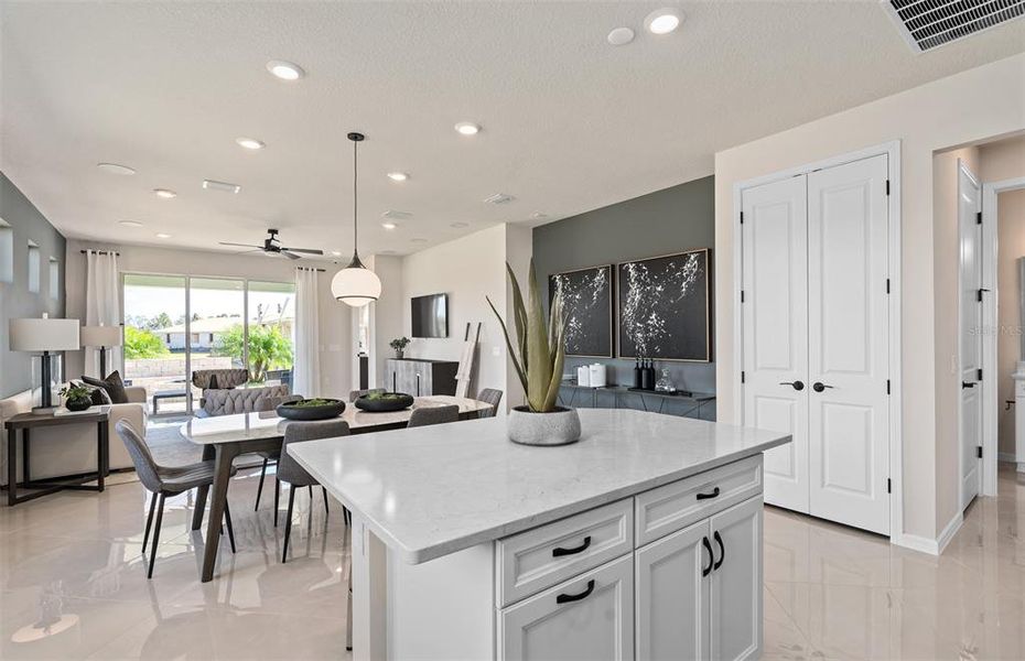 Furnished interior view inside a new home in Del Webb at Viera, Melbourne (Image 11).