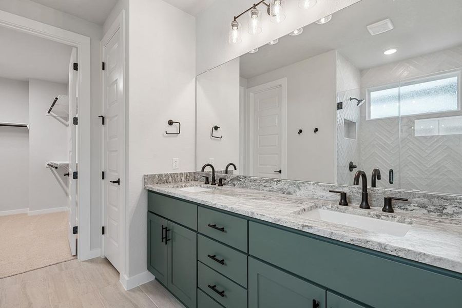 Furnished interior view inside a new home in Terrace Collection at Heritage, Dripping Springs (Image 4). Furnished interior view inside a new home in Terrace Collection at Heritage, Dripping Springs (Image 4).