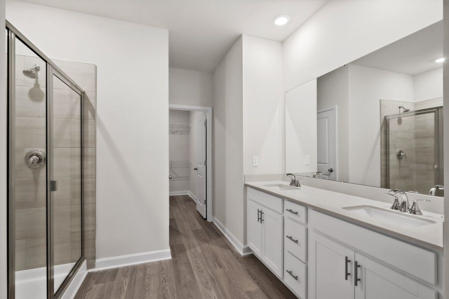 Furnished interior view inside a new home in Cypress Ridge - The Coastline Series, Longs (Image 10).