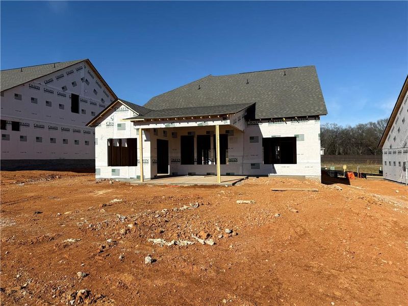 In-progress construction of a new home in Garland Meadows, Cartersville, GA (Image 22).