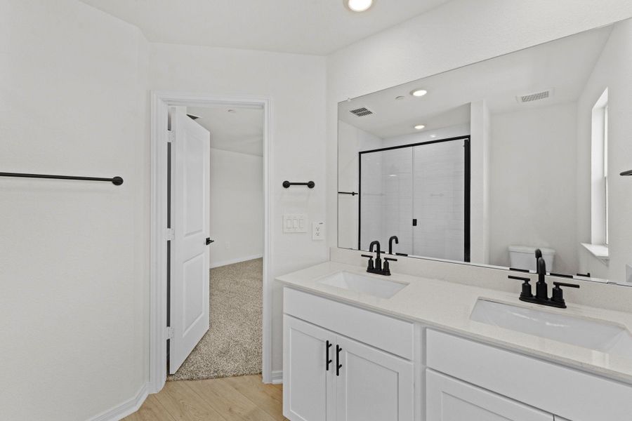 Furnished interior view inside a new home in Avery Centre, Round Rock (Image 9). Furnished interior view inside a new home in Avery Centre, Round Rock (Image 9).