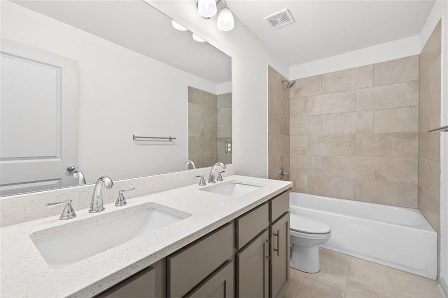 Furnished interior view inside a new home in , Auburn (Image 26).