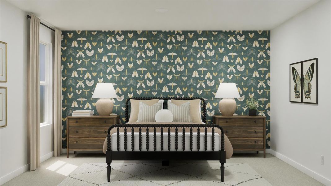 Furnished interior view inside a new home in Waterstone: Classic Collection, Kyle (Image 20).