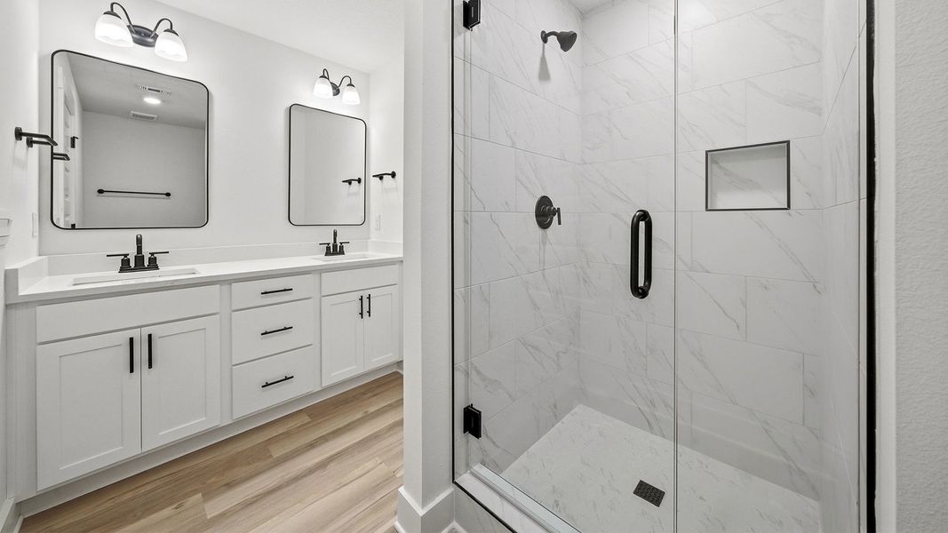 Furnished interior view inside a new home in Palm Street Townhomes, Destin (Image 9).