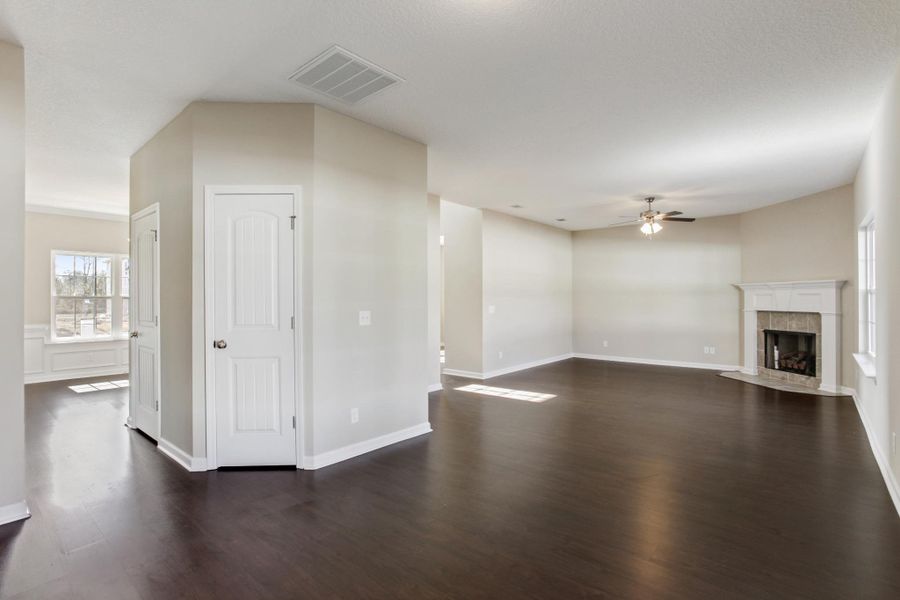 Representative unfurnished interior of a home built from the The Richland by RTS Homes in Tibet Road at Sassafras, Allenhurst (Image 24).