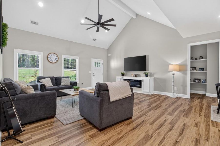 Furnished interior view inside a new home in , Monticello (Image 6).
