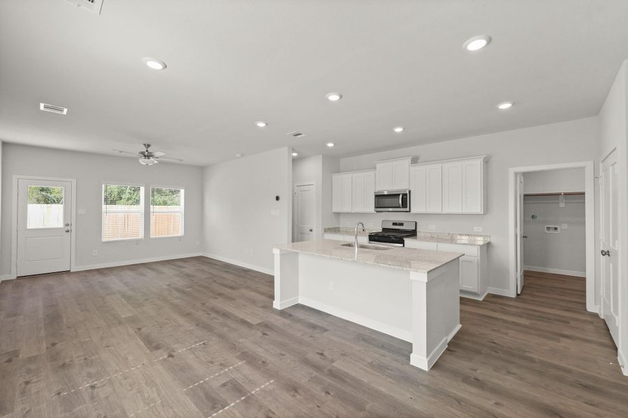 Furnished interior view inside a new home in The Villages at Westpointe, Dayton (Image 6). Furnished interior view inside a new home in The Villages at Westpointe, Dayton (Image 6).