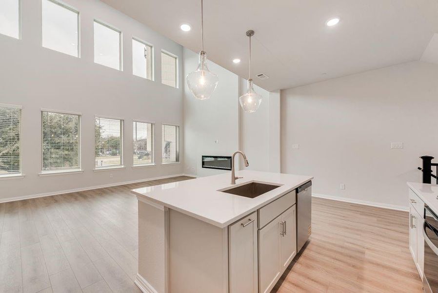 Furnished interior view inside a new home in , Frisco (Image 7).