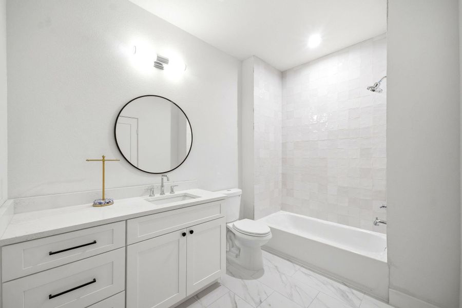 Furnished interior view inside a new home in , Houston (Image 35).