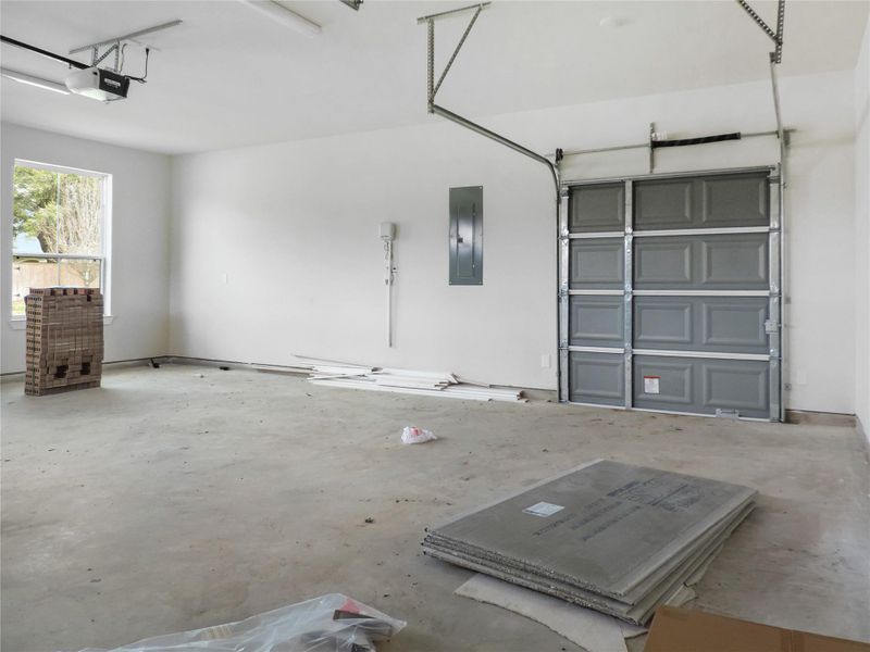 Other interior picture os a Garage built by Texas best home builders