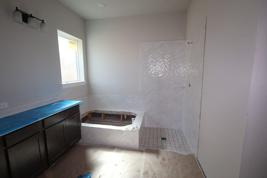 In-progress construction of a new home in Brookewater - Ascent Collection, Rosenberg, TX (Image 7).