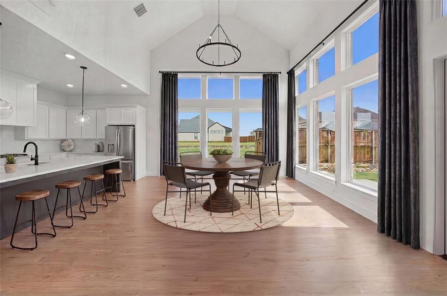 Furnished interior view inside a new home in The Homestead - 62', Rockwall (Image 7).