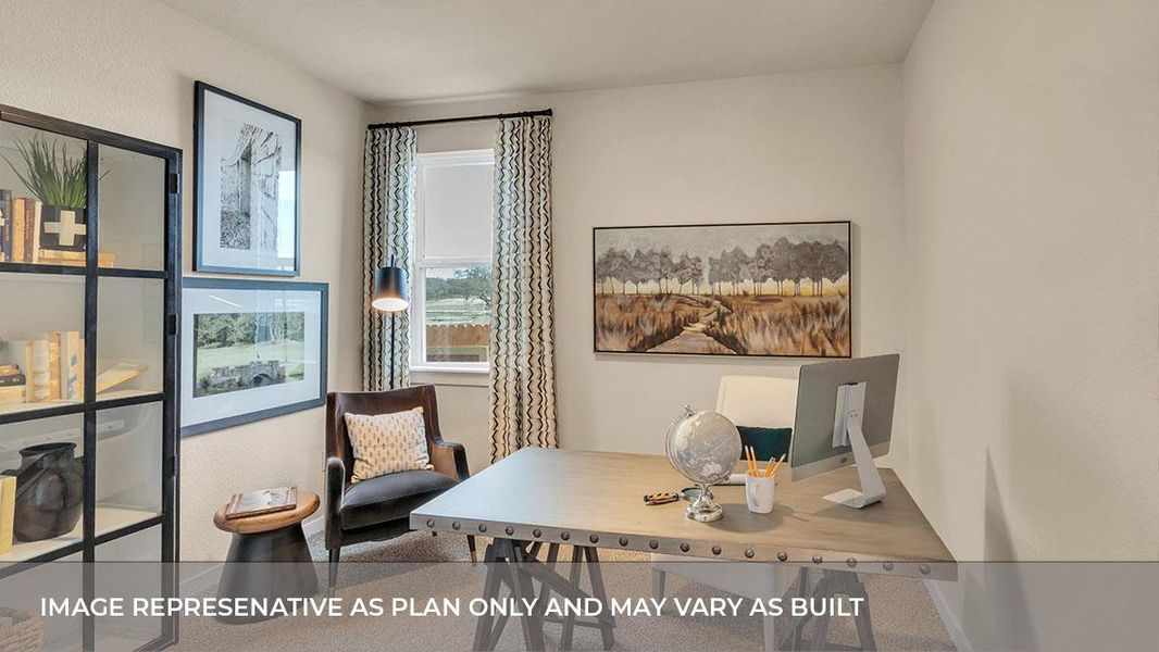 Furnished interior view inside a new home in Rosenbusch Ranch, Leander (Image 9).