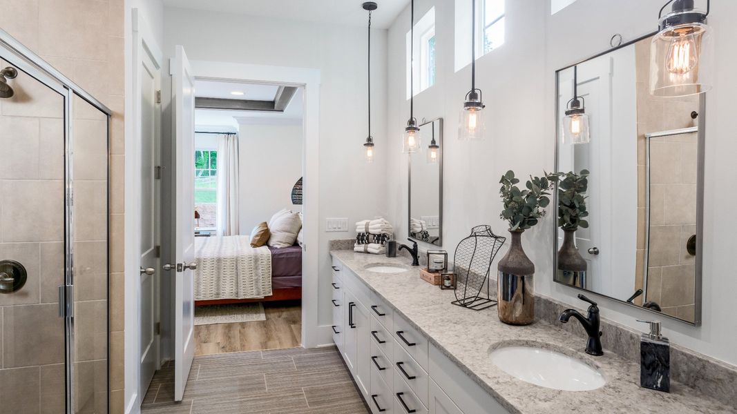 Representative furnished interior of a home built from the The Adventurer by DRB Elevate. in Brook Run, Fort Mill (Image 4).