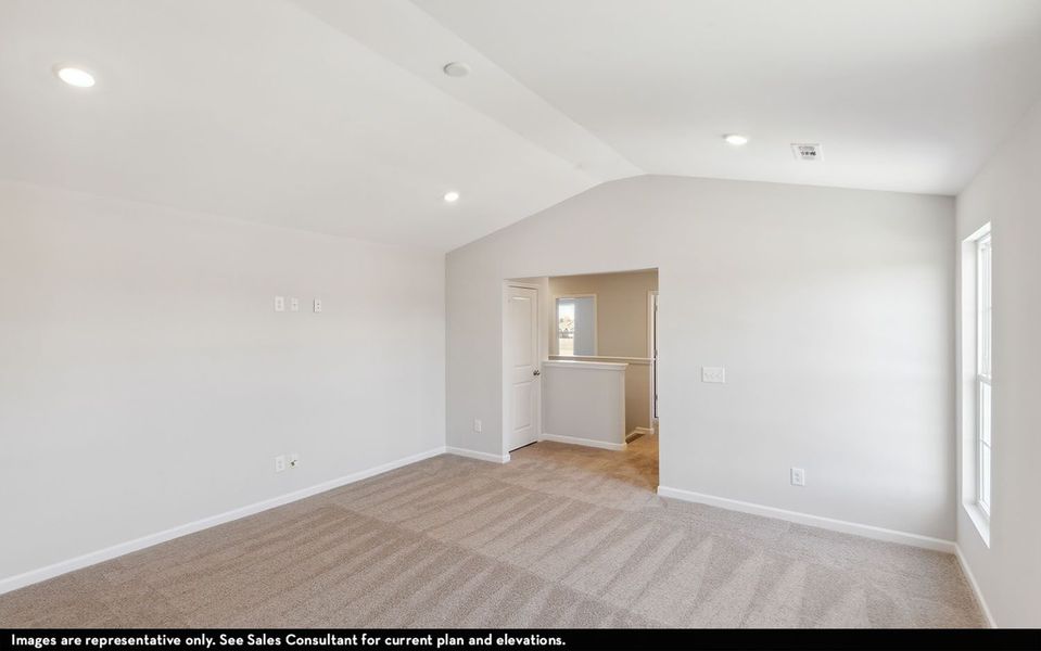 Representative unfurnished interior of a home built from the Magellan by CastleRock Communities in McCain's Station, Gallatin (Image 19).