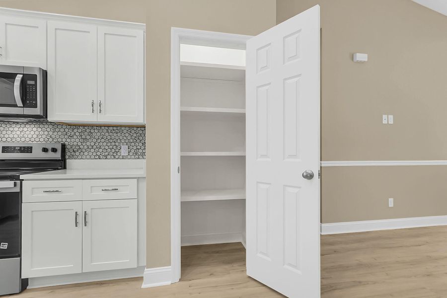 Furnished interior view inside a new home in , Round O (Image 9).