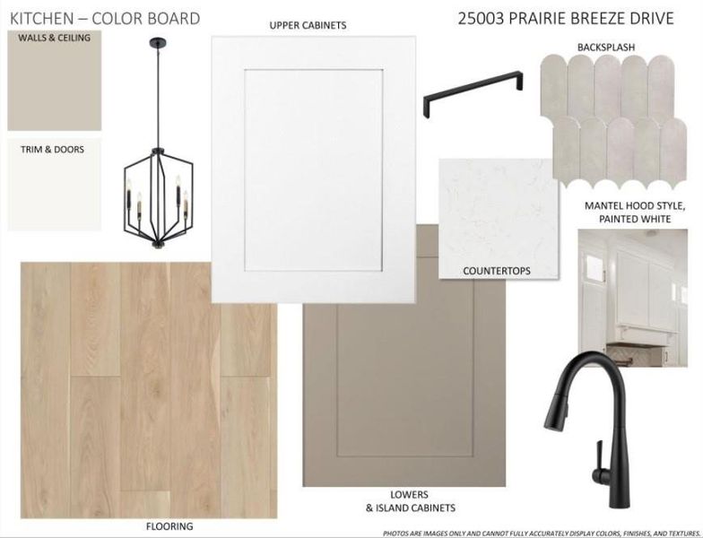 Sample of building materials used in homes in Elyson, Katy (Image 3).