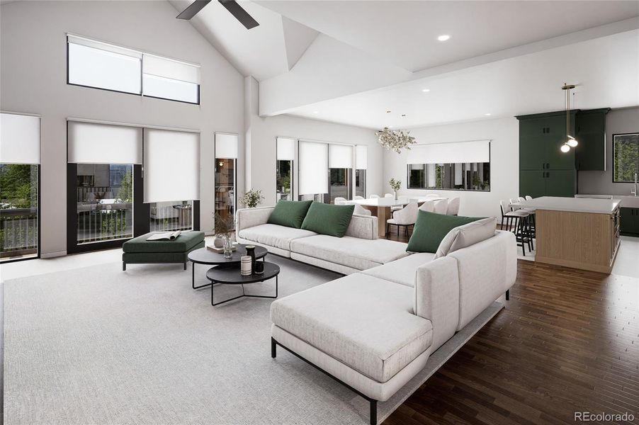 Furnished interior view inside a new home in , Granby (Image 37).