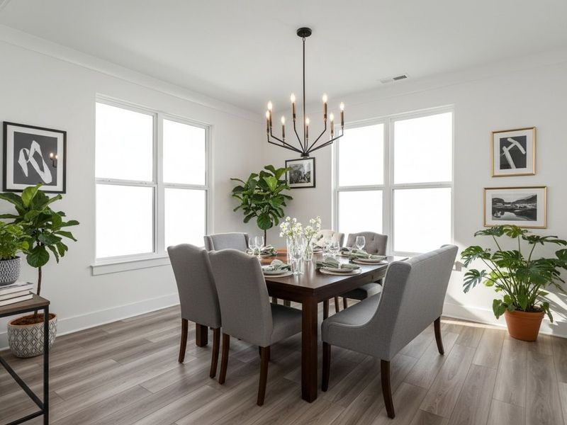 Furnished interior view inside a new home in Shelton Square, Murfreesboro (Image 18). Furnished interior view inside a new home in Shelton Square, Murfreesboro (Image 18).