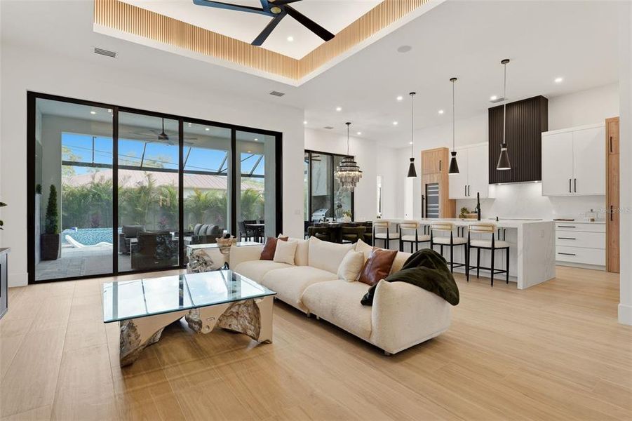 Furnished interior view inside a new home in , Sarasota (Image 44).