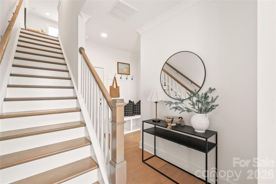 Furnished interior view inside a new home in , Charlotte (Image 15).