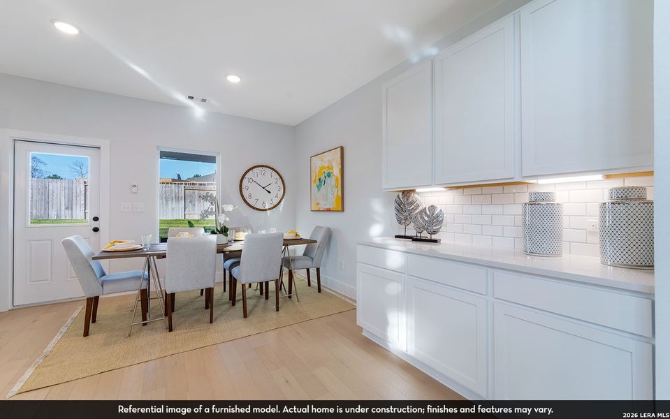 Furnished interior view inside a new home in Red Hawk Landing, San Antonio (Image 21).