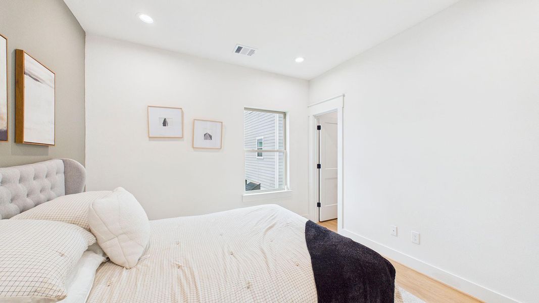 Furnished interior view inside a new home in , Houston (Image 17).