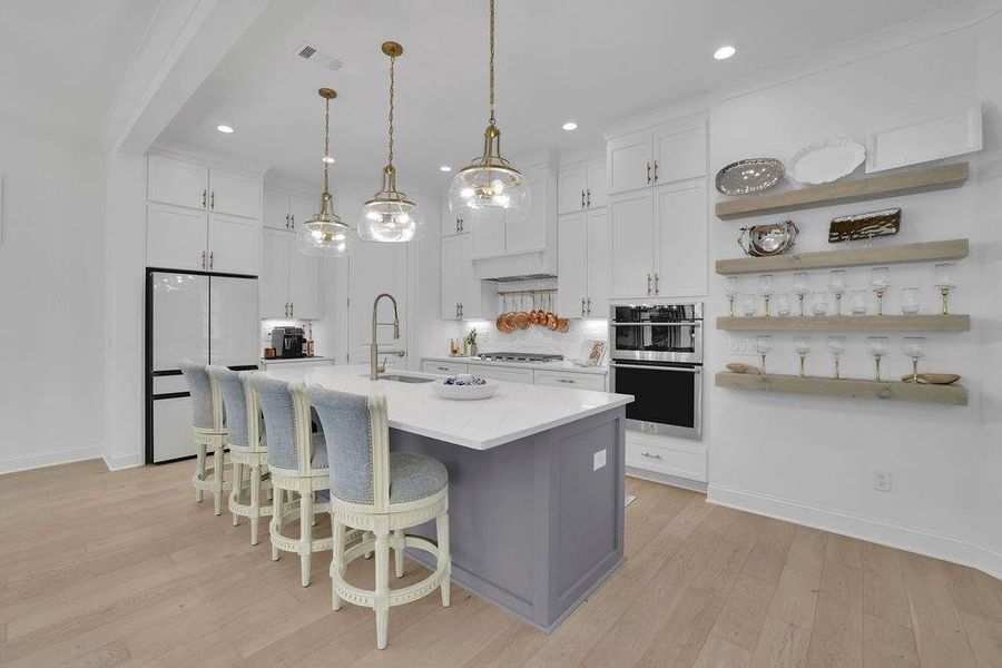 Furnished interior in a model home at Lakeside at River Green in Canton (Image 9).