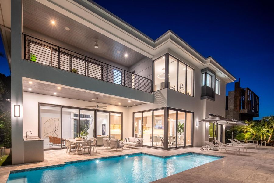 Front exterior of a new home in , Boca Raton, FL, highlighting curb appeal (Image 30).