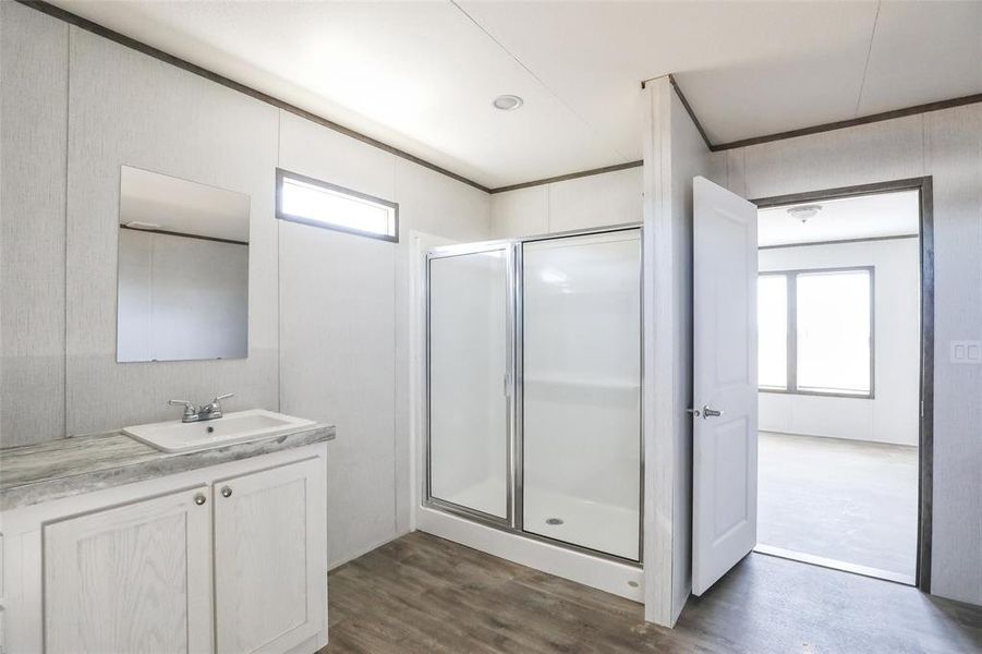 Furnished interior view inside a new home in , Merkel (Image 8).