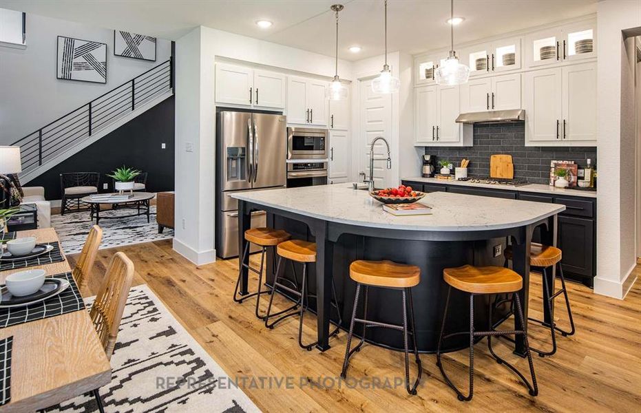 Furnished interior view inside a new home in Pecan Square: 40ft. lots, Northlake (Image 17). Furnished interior view inside a new home in Pecan Square: 40ft. lots, Northlake (Image 17).
