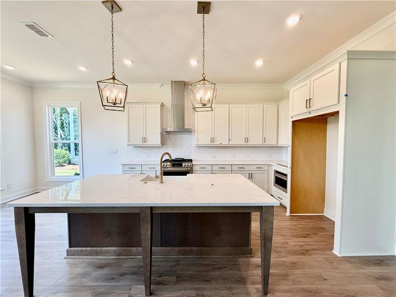 Furnished interior view inside a new home in Palisades Single Family, Cumming (Image 11).