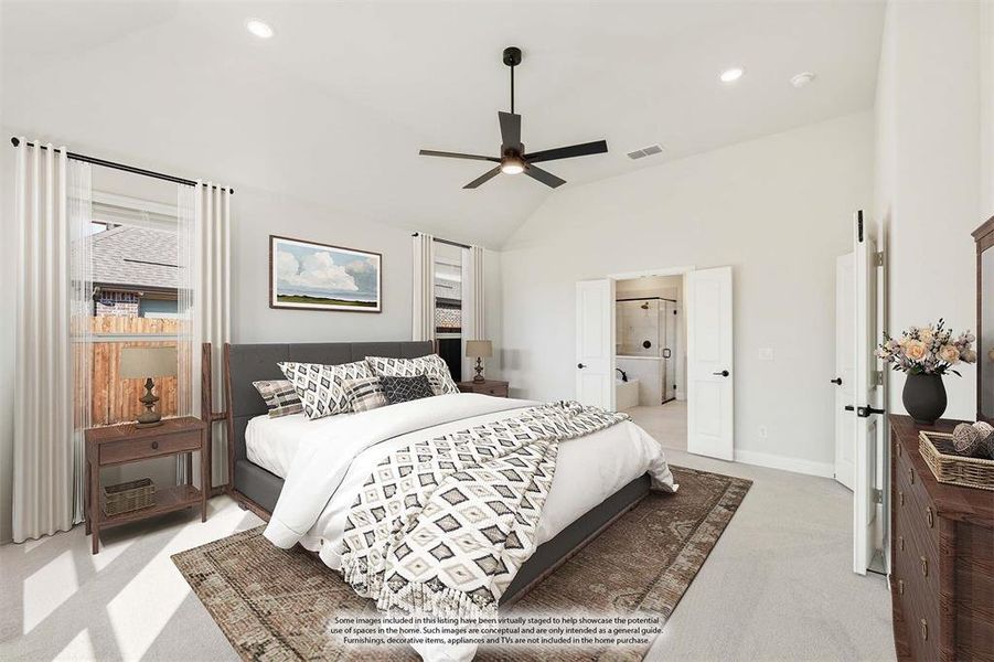 Furnished interior view inside a new home in West Crossing, Anna (Image 16).