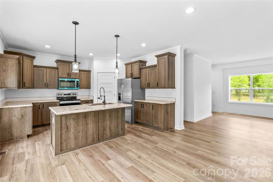 Furnished interior view inside a new home in , Catawba (Image 11).