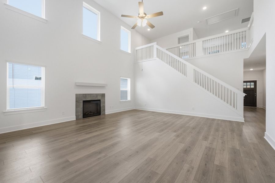 Spacious, unfurnished interior of a new home in Brush Creek, Fairview (Image 49). Spacious, unfurnished interior of a new home in Brush Creek, Fairview (Image 49).