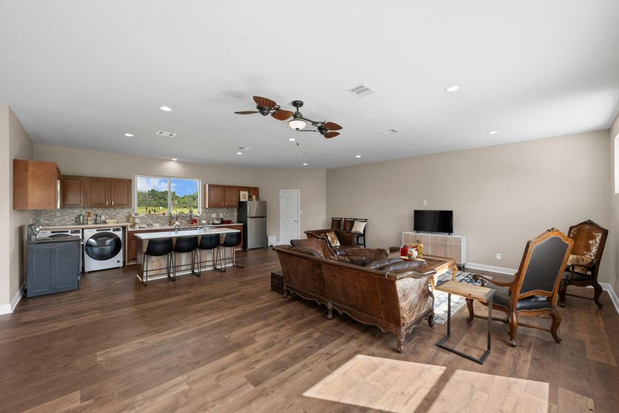 Furnished interior view inside a new home in , Leander (Image 3).