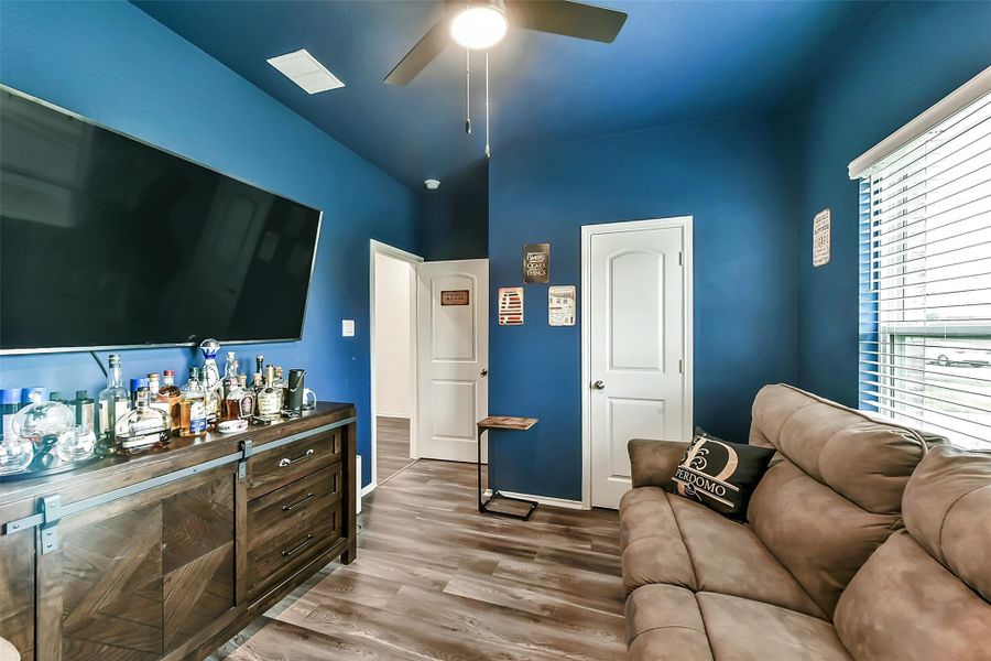 Furnished interior view inside a new home in Sunterra, Katy (Image 34).