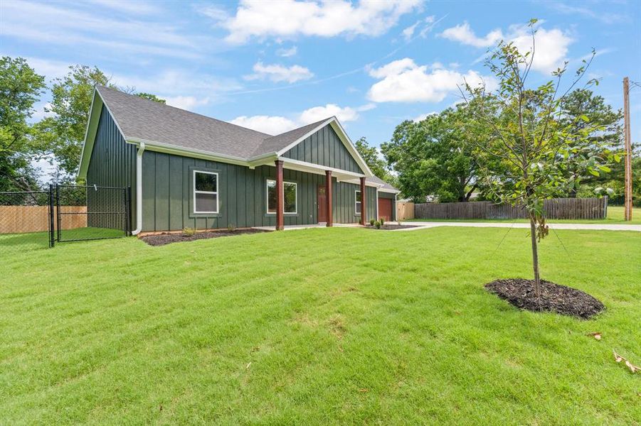 Exterior details and patio area of a home in , Cleburne (Image 27). Exterior details and patio area of a home in , Cleburne (Image 27).