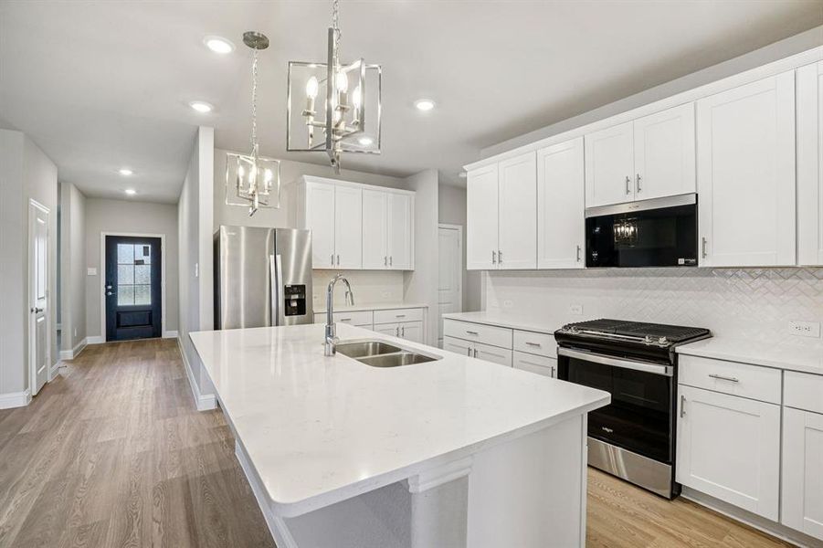 Photo is not of the actual home, but is an inspirational photo of builder’s model home and may depict options, furnishings, and/or decorator features that are not included.