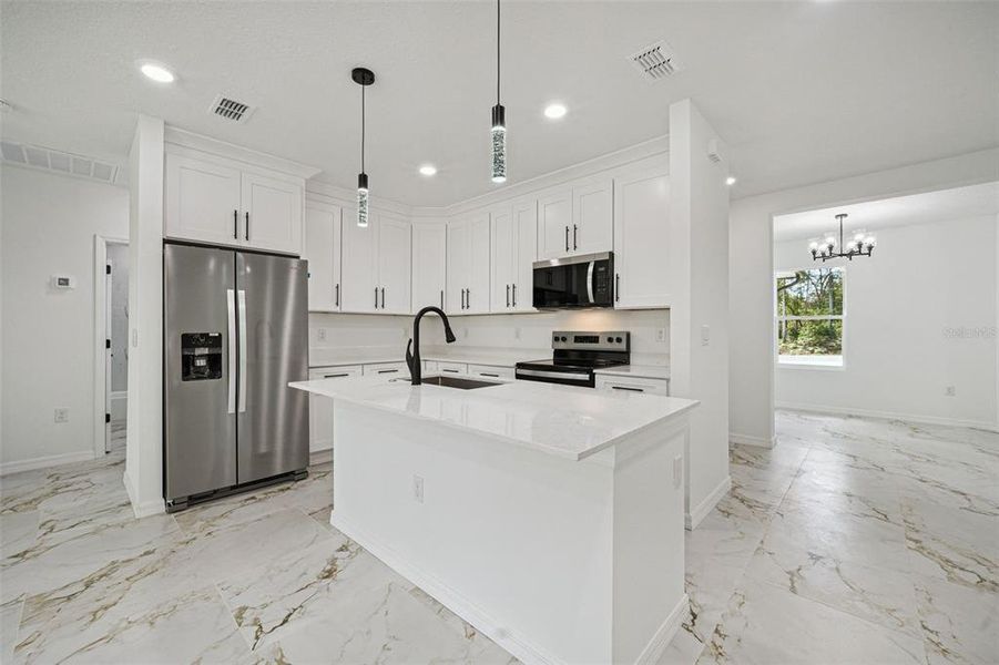 Furnished interior view inside a new home in , Citrus Springs (Image 7).
