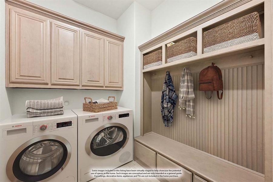 Furnished interior view inside a new home in Mockingbird Heights Classic 80, Midlothian (Image 5).