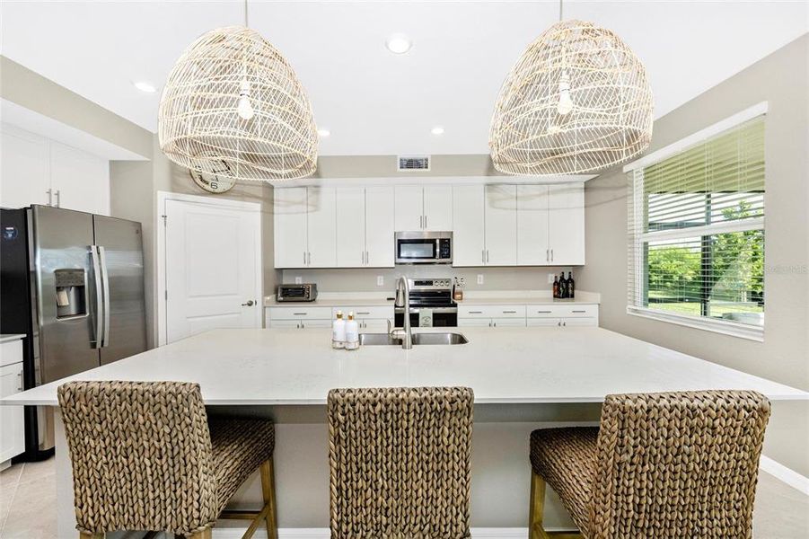 Furnished interior view inside a new home in Wellen Park Golf & Country Club, Venice (Image 19).