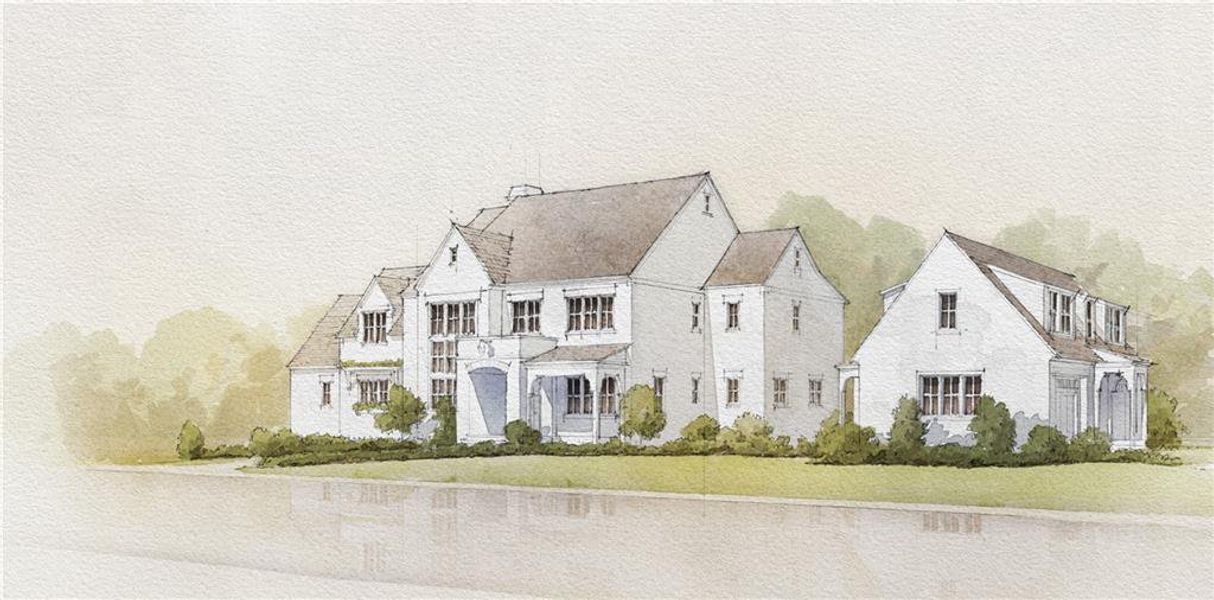 Front exterior of a new home in , Milton, GA, highlighting curb appeal (Image 17).