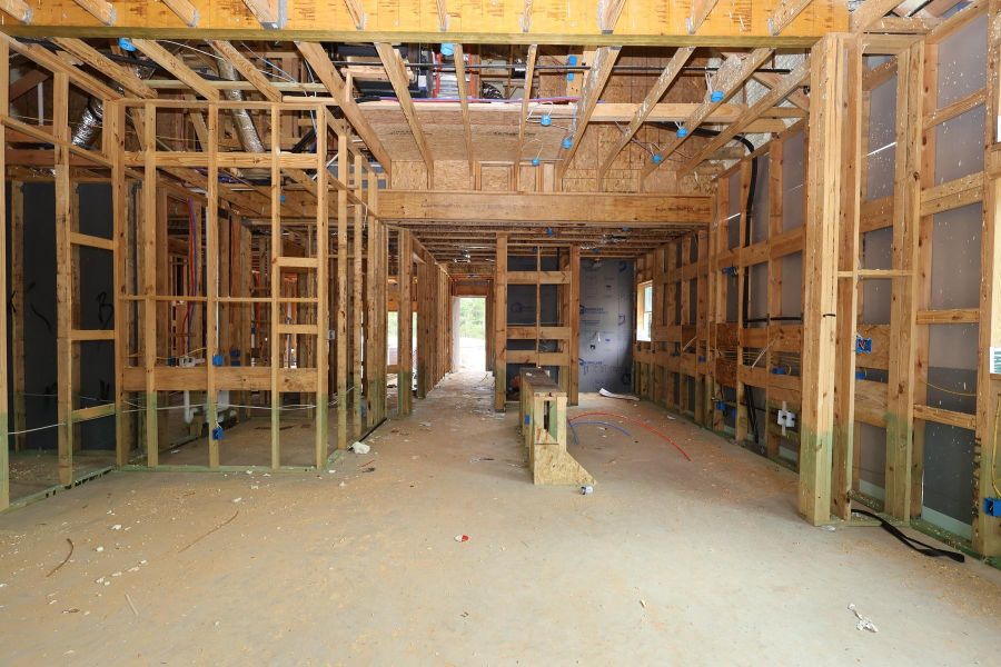 In-progress construction of a new home in The Woodlands Hills - Reserve Collection, Willis, TX (Image 14).