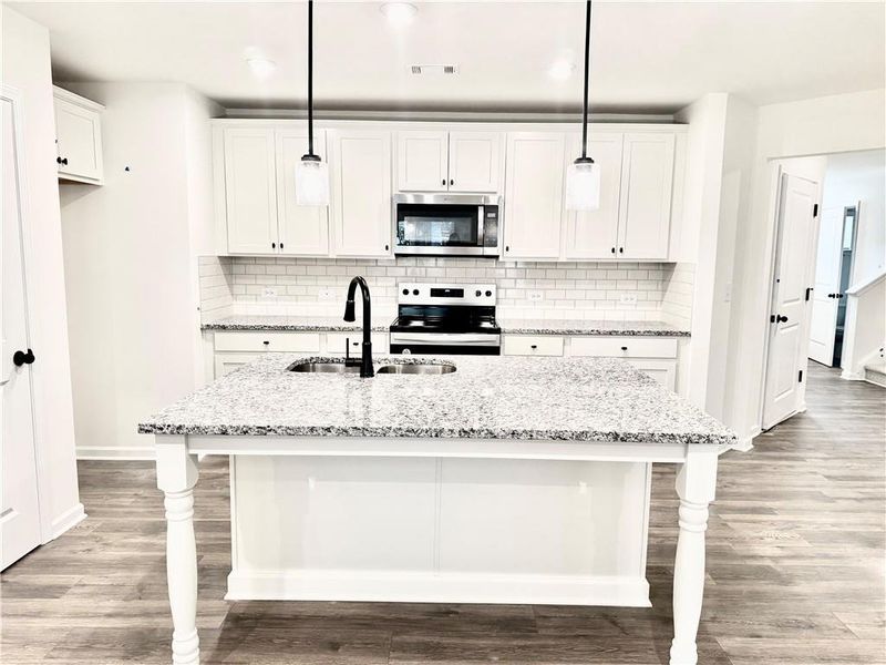 Furnished interior view inside a new home in Silver Leaf, Dawsonville (Image 8).