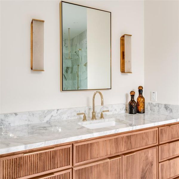 Close-up of interior finishes inside a home in , Dallas (Image 20).