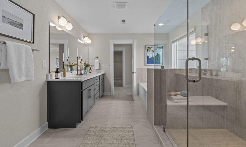 Representative furnished interior of a home built from the The Mangrove by Chesapeake Homes in Bridgewater - Shorehaven Village, Little River (Image 14).