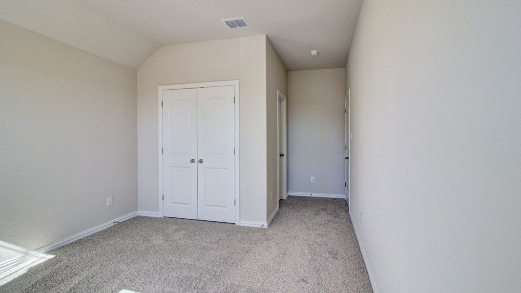 Furnished interior view inside a new home in Sunflower Ridge, New Braunfels (Image 33).