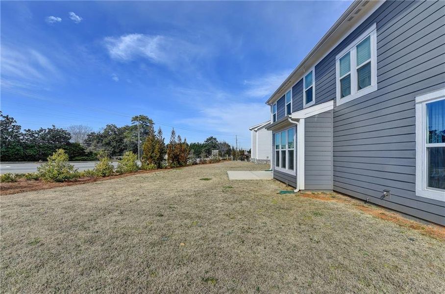Exterior details and patio area of a home in Sweetbay Farm, Lawrenceville (Image 20).